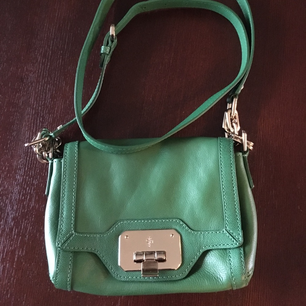 Cole Haan green crossbody handbag